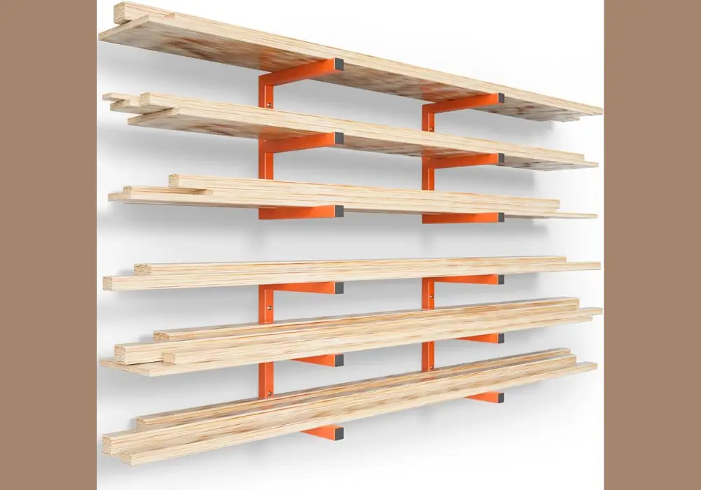 Vertical Lumber Storage Rack