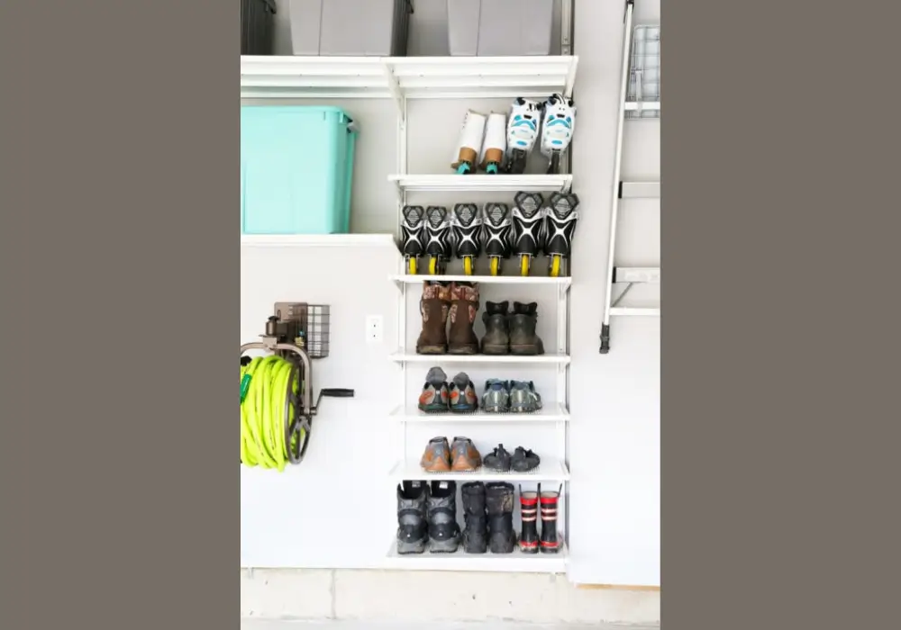 Vertical Shoe Tower Shelves