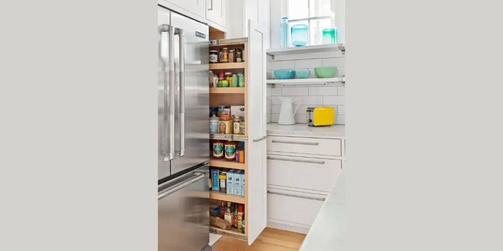 Vertical Storage Kitchen