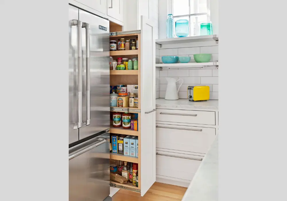 Vertical Storage Pantry Setup