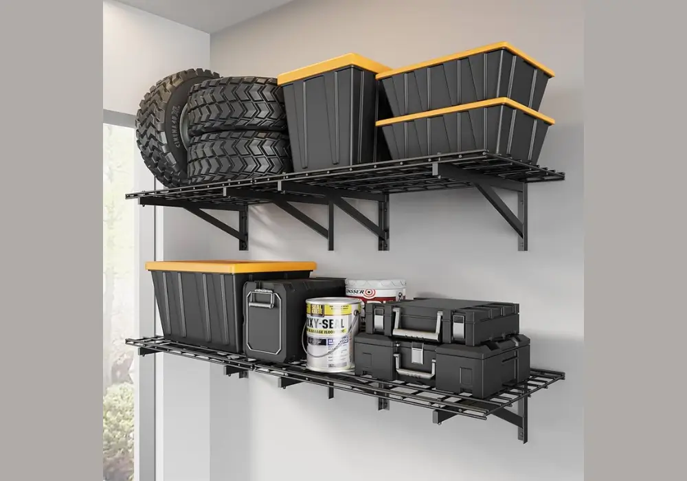 Wall-Mounted Floating Shelves