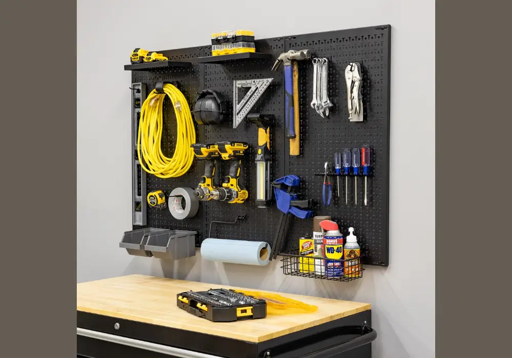 Wall-Mounted Pegboards