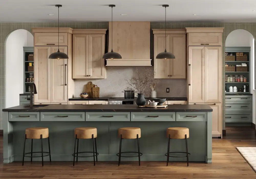 Warm Natural Wood Kitchens