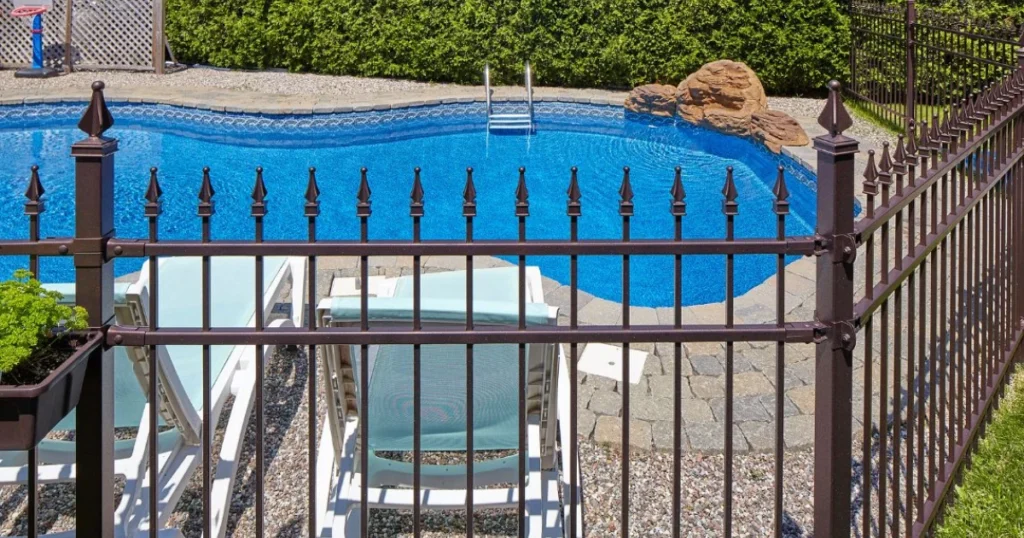 Wrought Iron Pool Railing