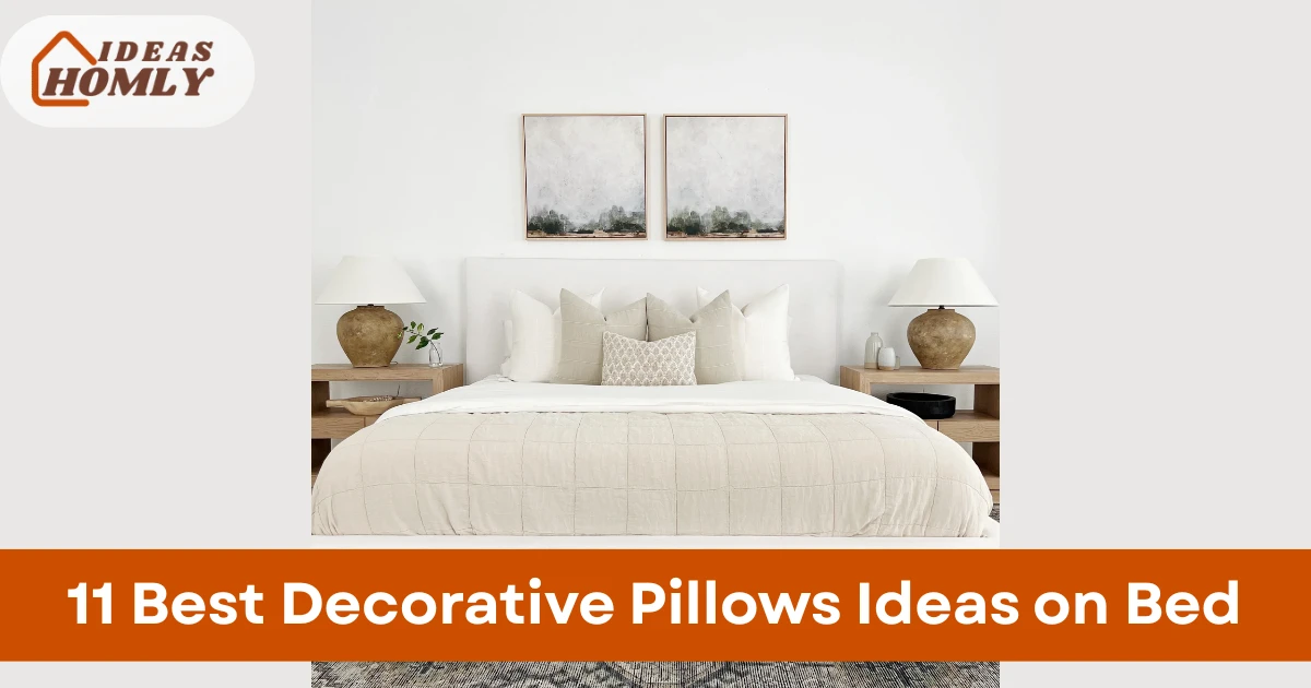Decorative Pillows Ideas on Bed
