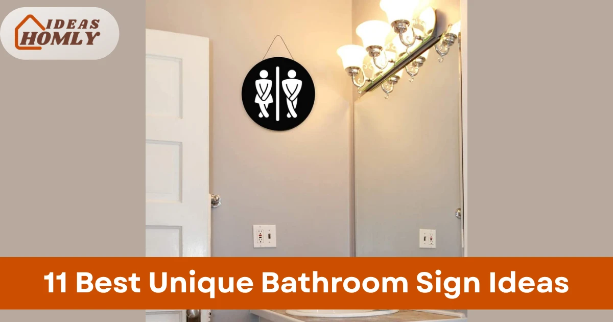 Unique Bathroom Sign Ideas