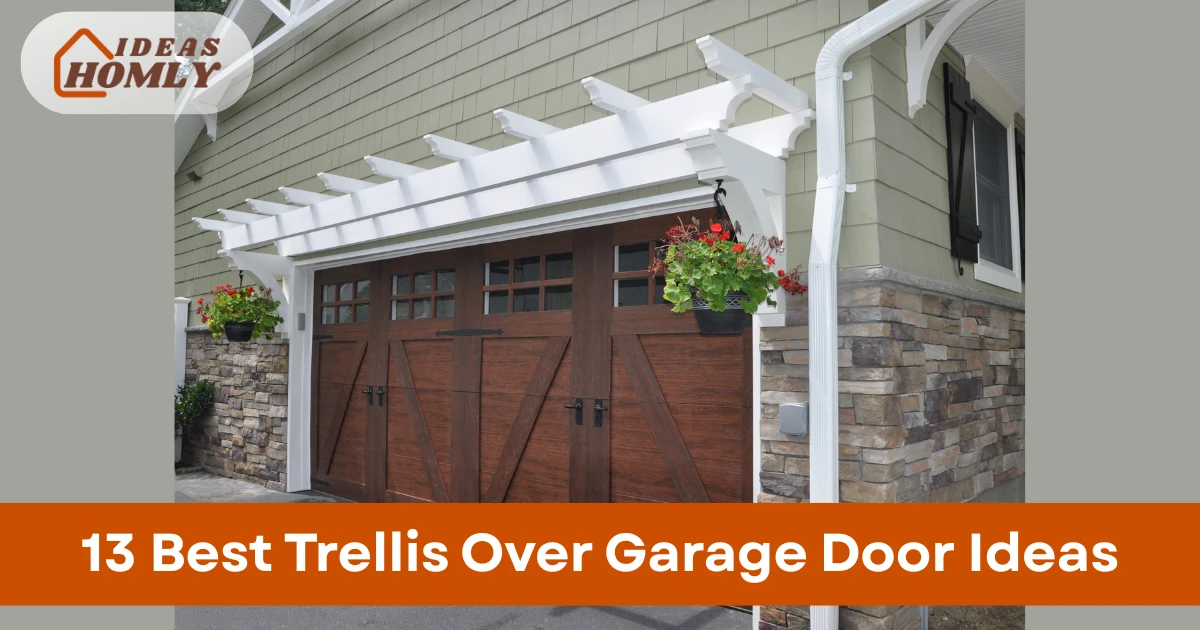 Trellis Over Garage Door Ideas