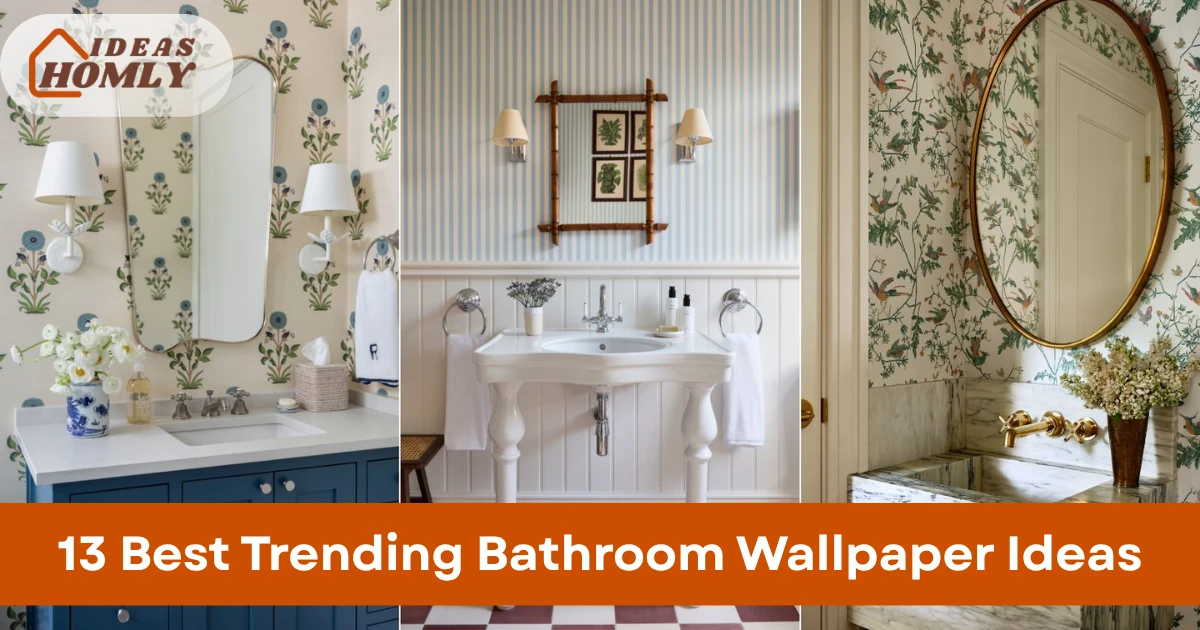 Trending Bathroom Wallpaper Ideas