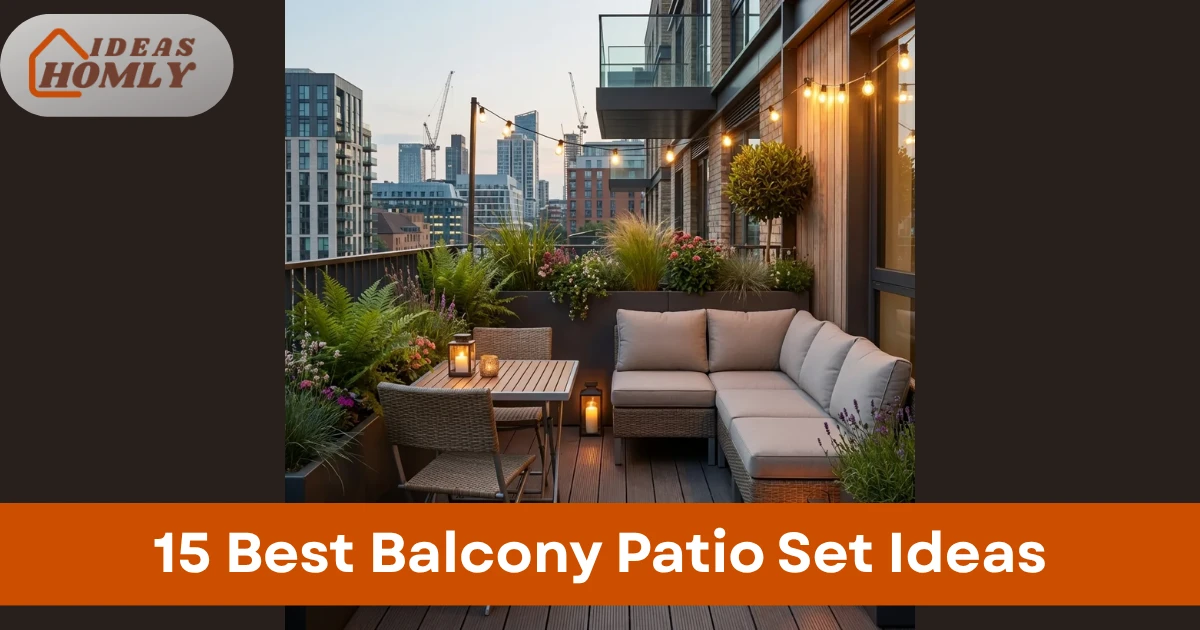 Balcony Patio Set Ideas