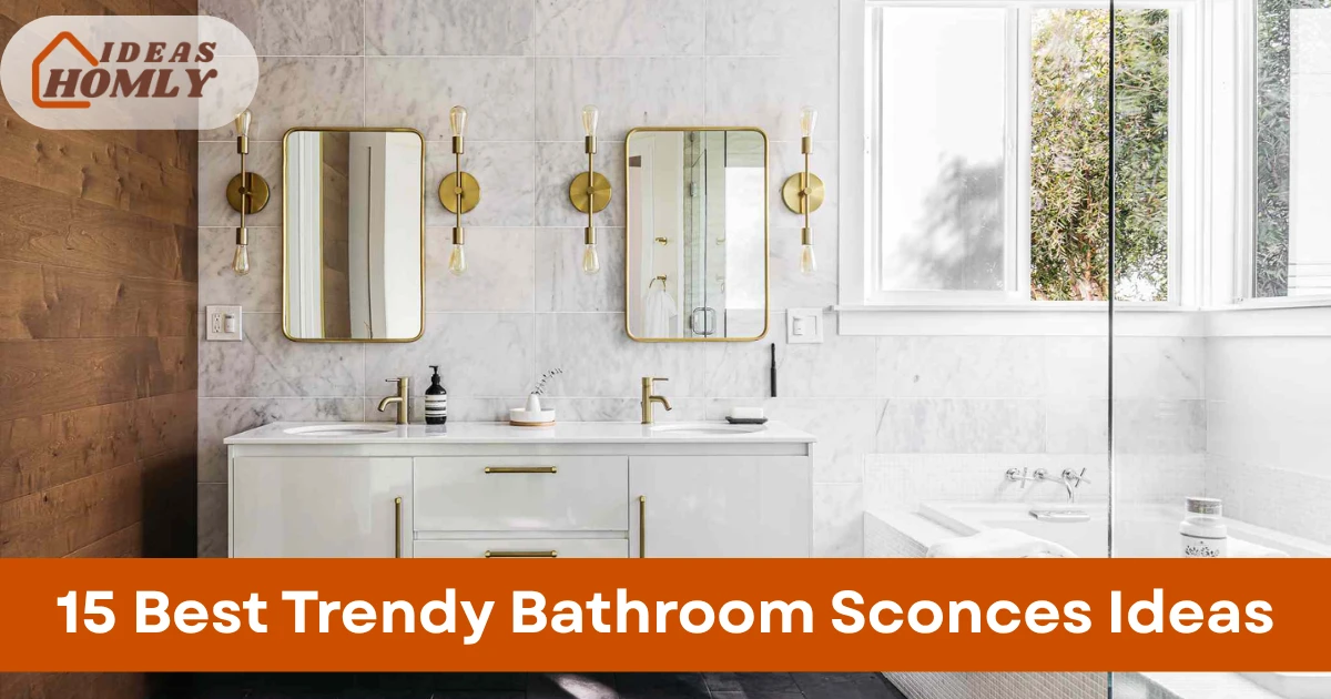 Trendy Bathroom Sconces Ideas