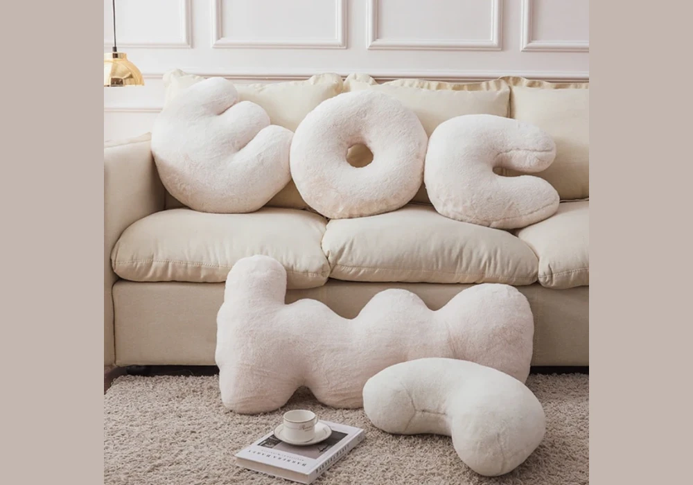 3D Shape Funky Throw Pillows for Unique Interiors