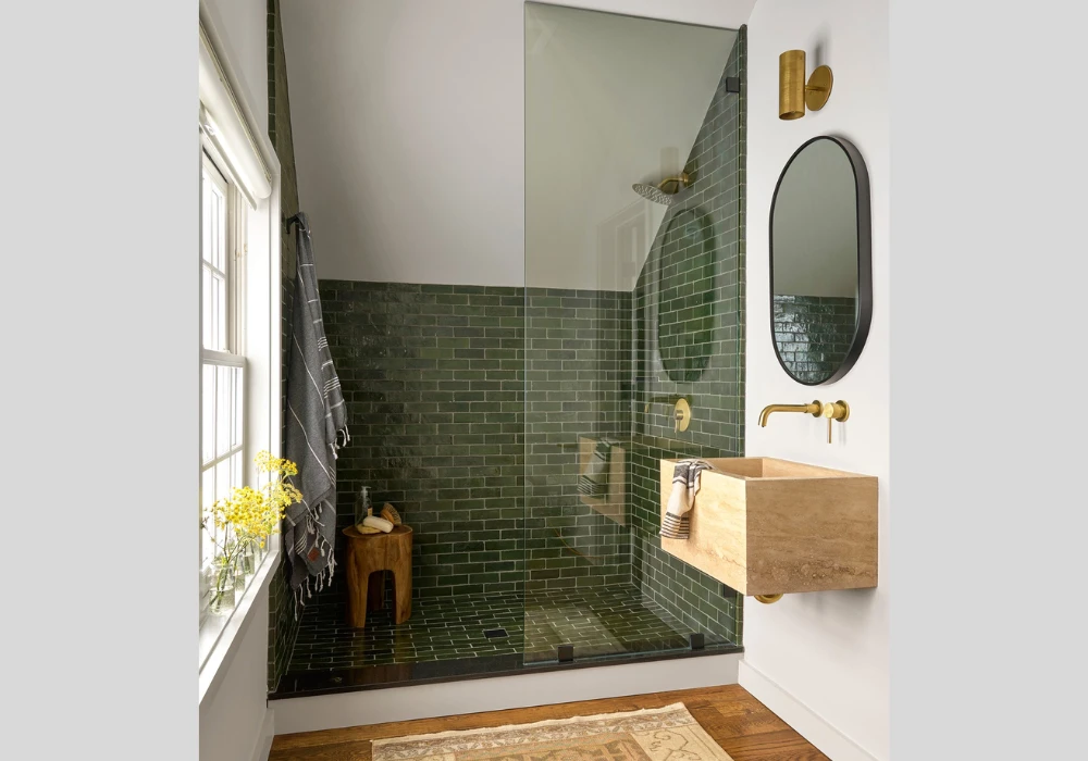 Accent Wall with Tiles or Paint