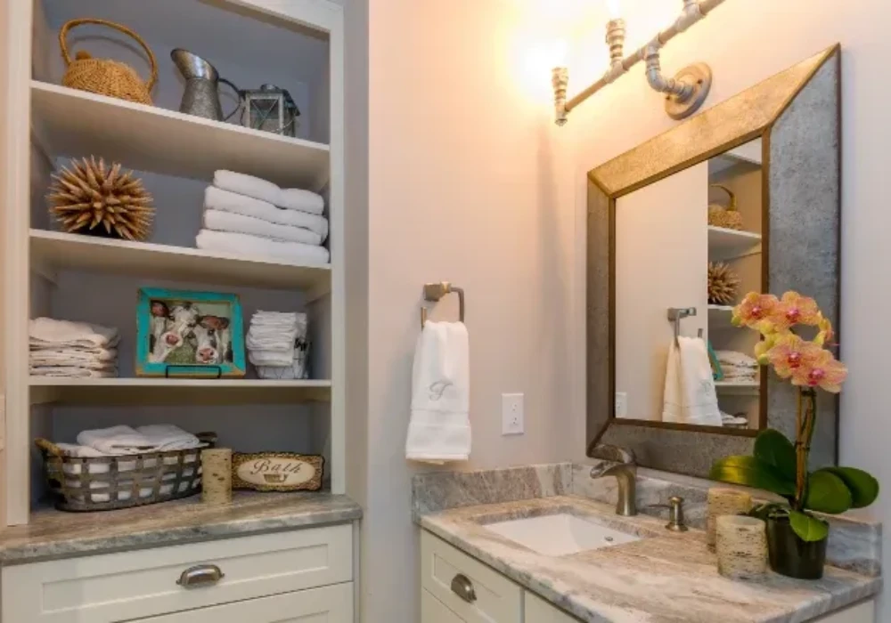 Add Open Shelving for Storage