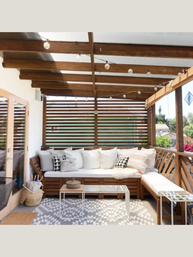 Add a Modern Outdoor Privacy Screen