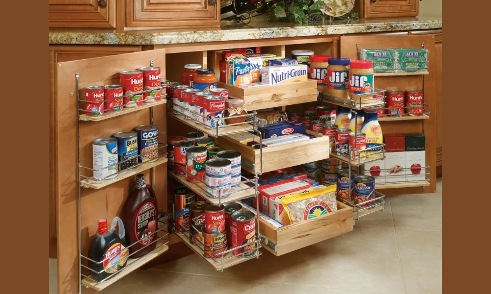 Pull-Out Pantry Cupboards: Easy Access to Food Storage