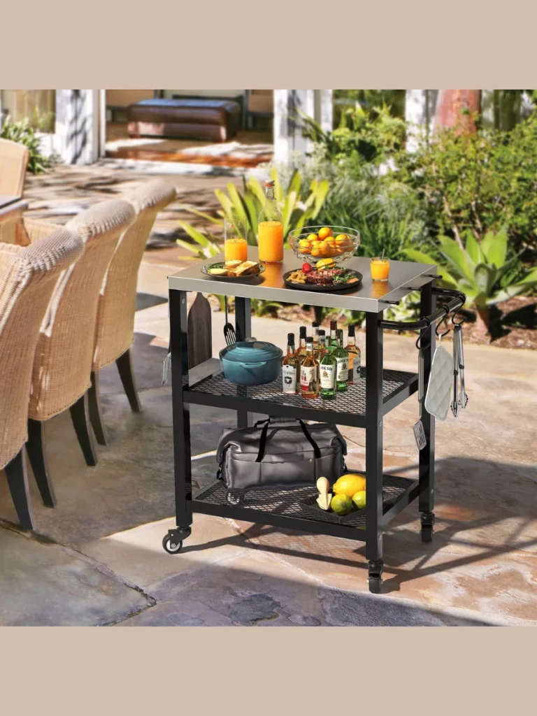 Add a Rolling Bar Cart for Easy Entertaining