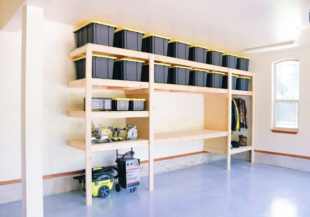 Adjustable Garage Shelves