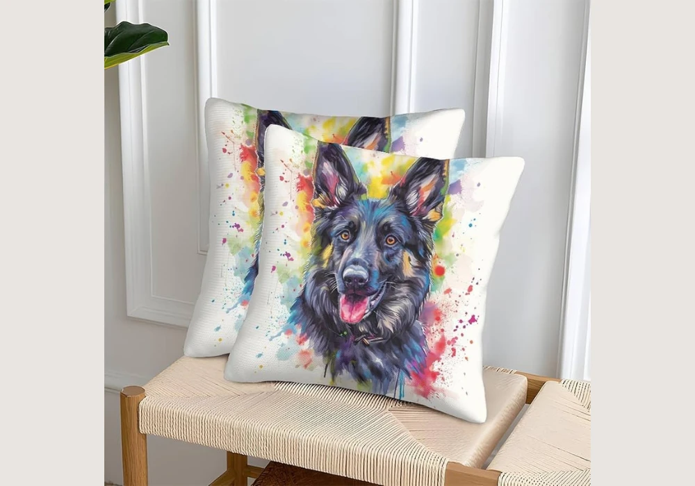 Animal Face Funky Throw Pillows for Cozy Corners