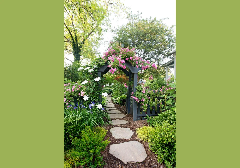 Arch Trellis Garden Ideas for Entryway and Path Beauty