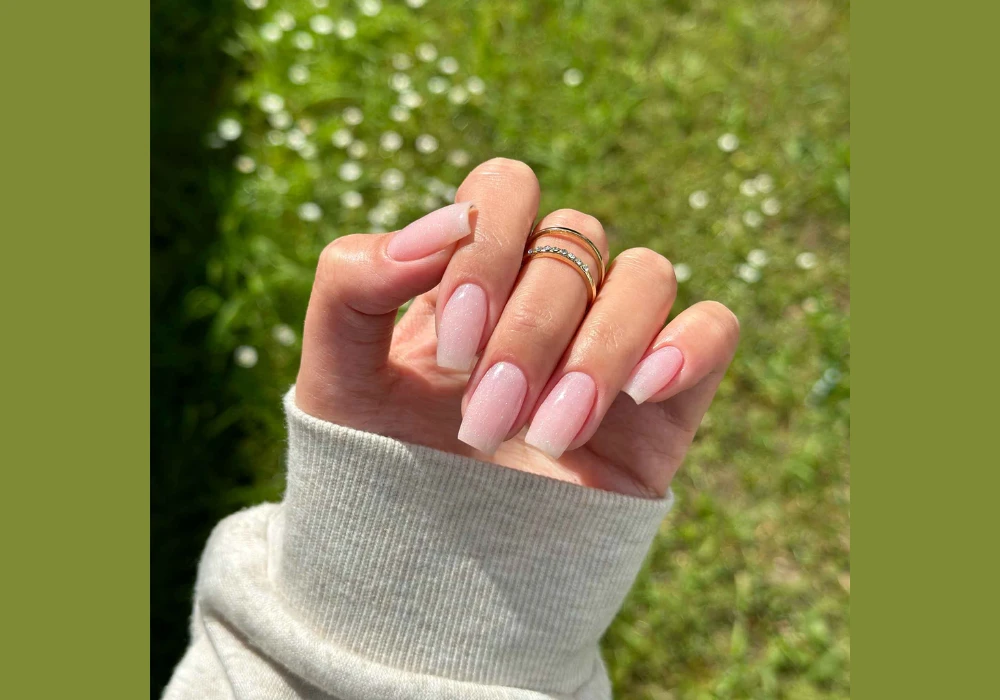 Baby Pink Acrylic Nails