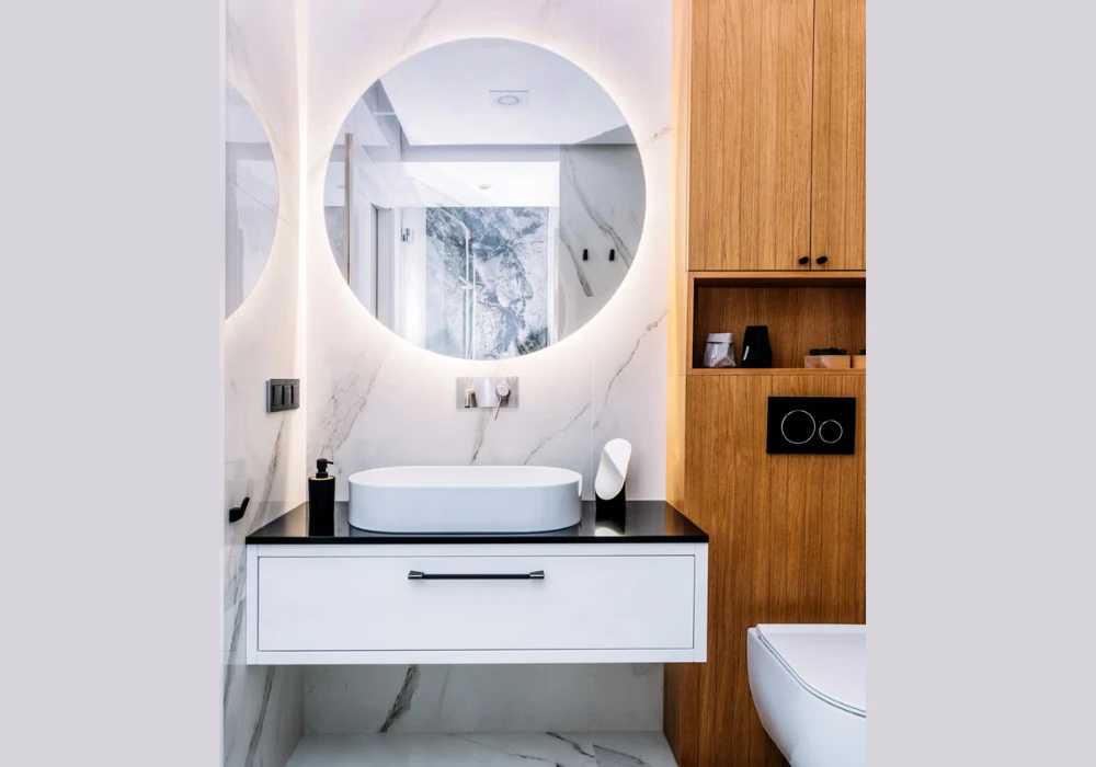 Backlit Mirror Wall Decor for Modern Style 