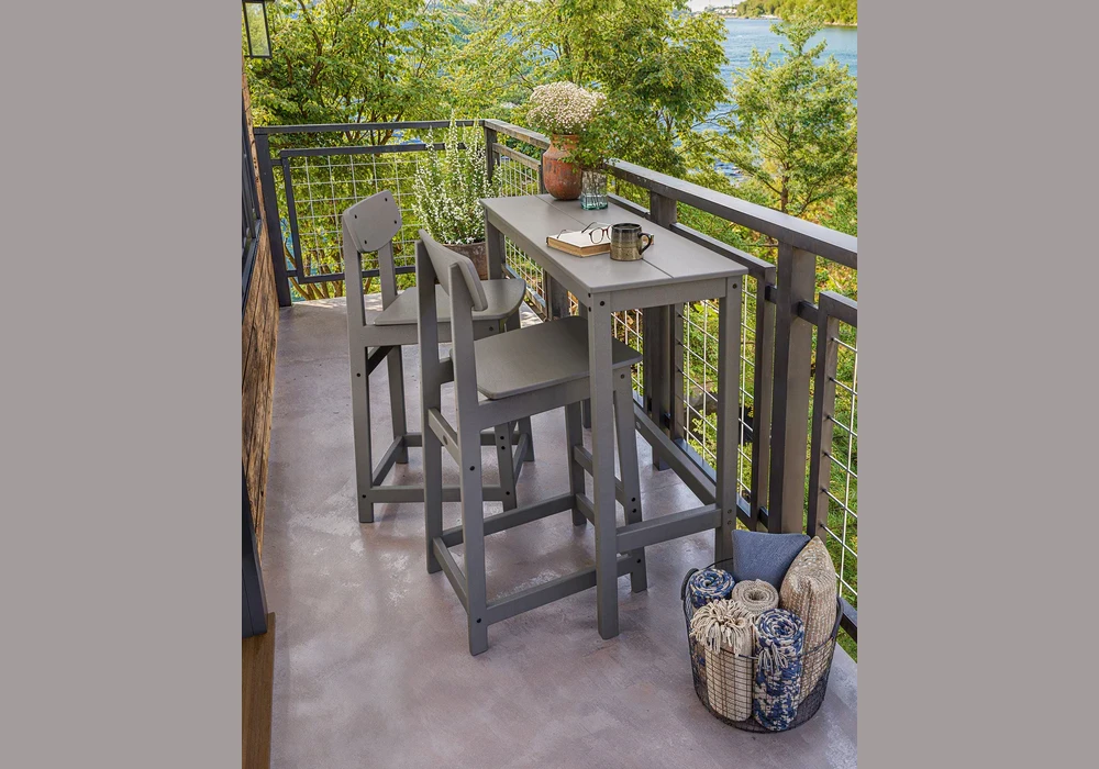 Balcony Bar Table Set for Elevated Seating Experience