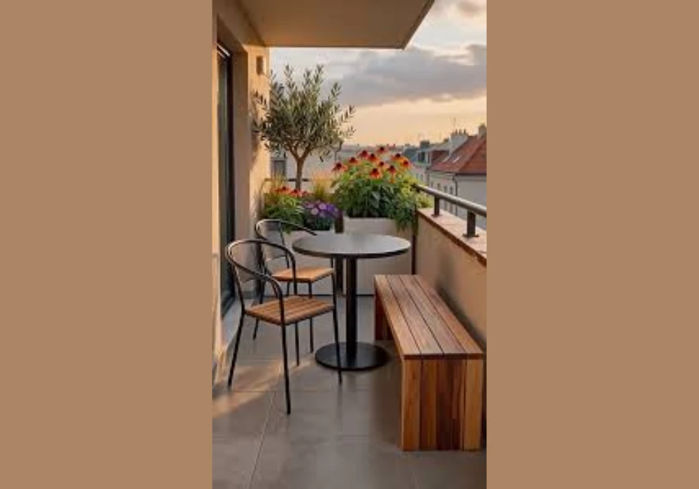 Balcony Coffee Corner Setup