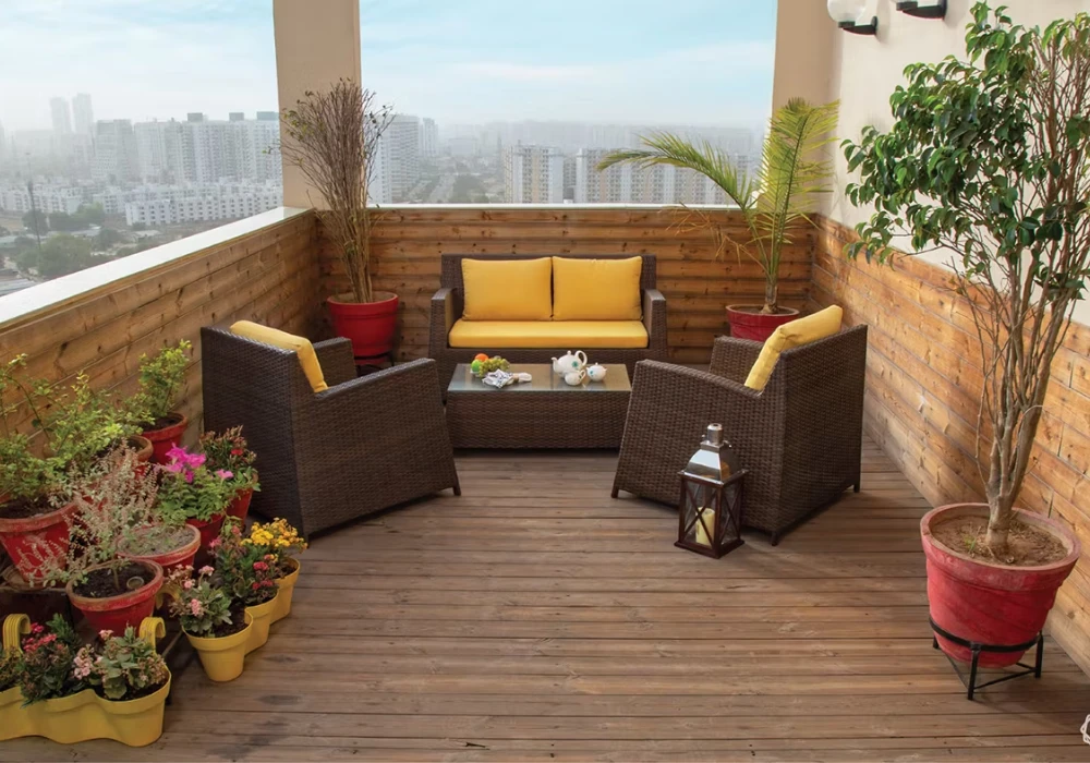 Balcony Flooring Inspiration Ideas for Visual Base
