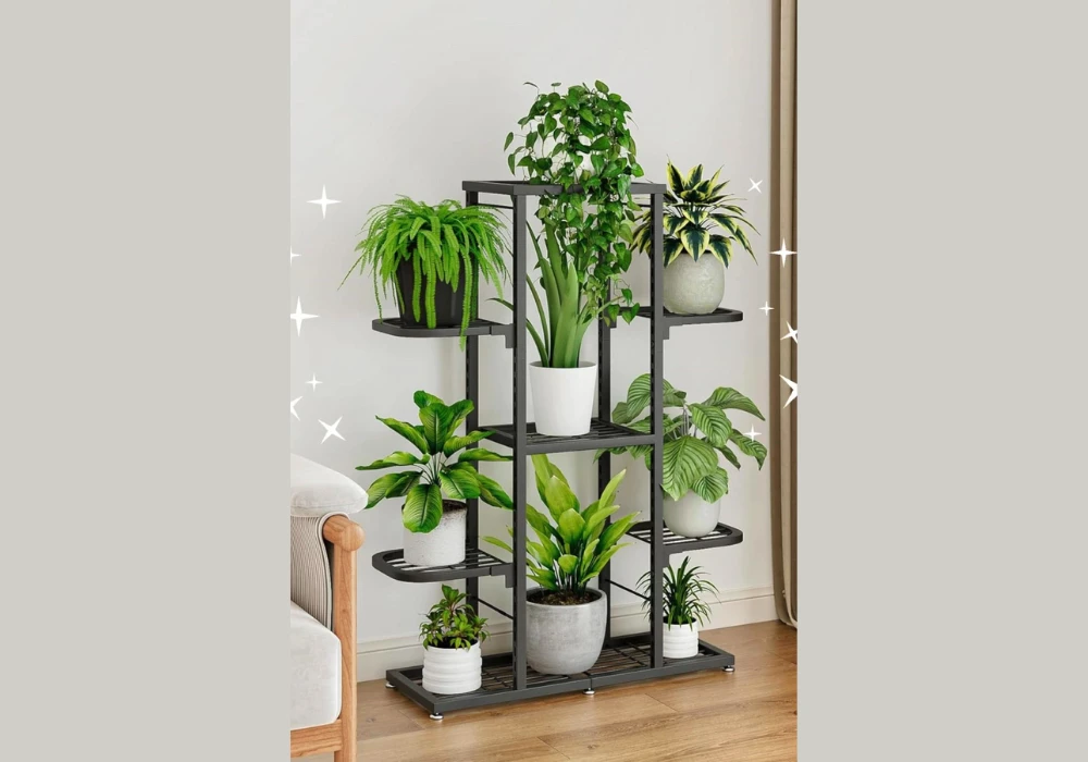 Balcony Multi-Pot Stand Ideas for Organized Plant Display