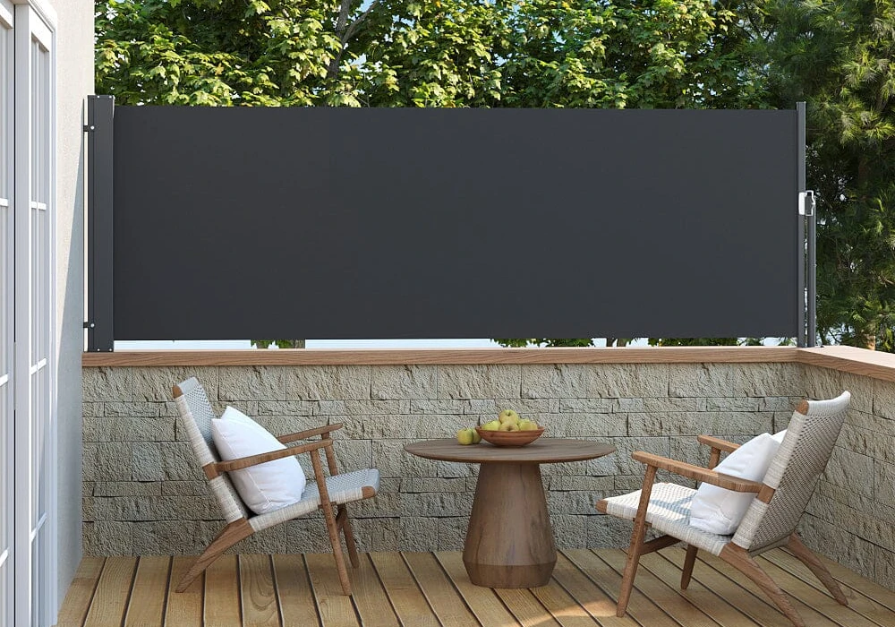 Balcony Patio with Privacy Screens