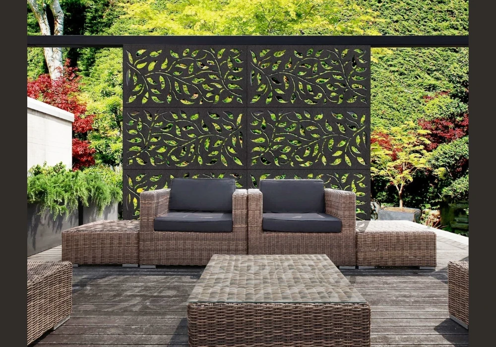 Balcony Privacy Design with Screens and Plants