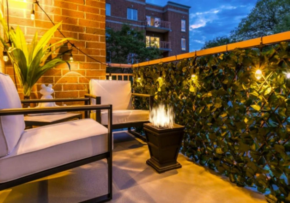 Balcony Privacy Screen Ideas Using Outdoor Cane Panels for Traditional Aesthetic