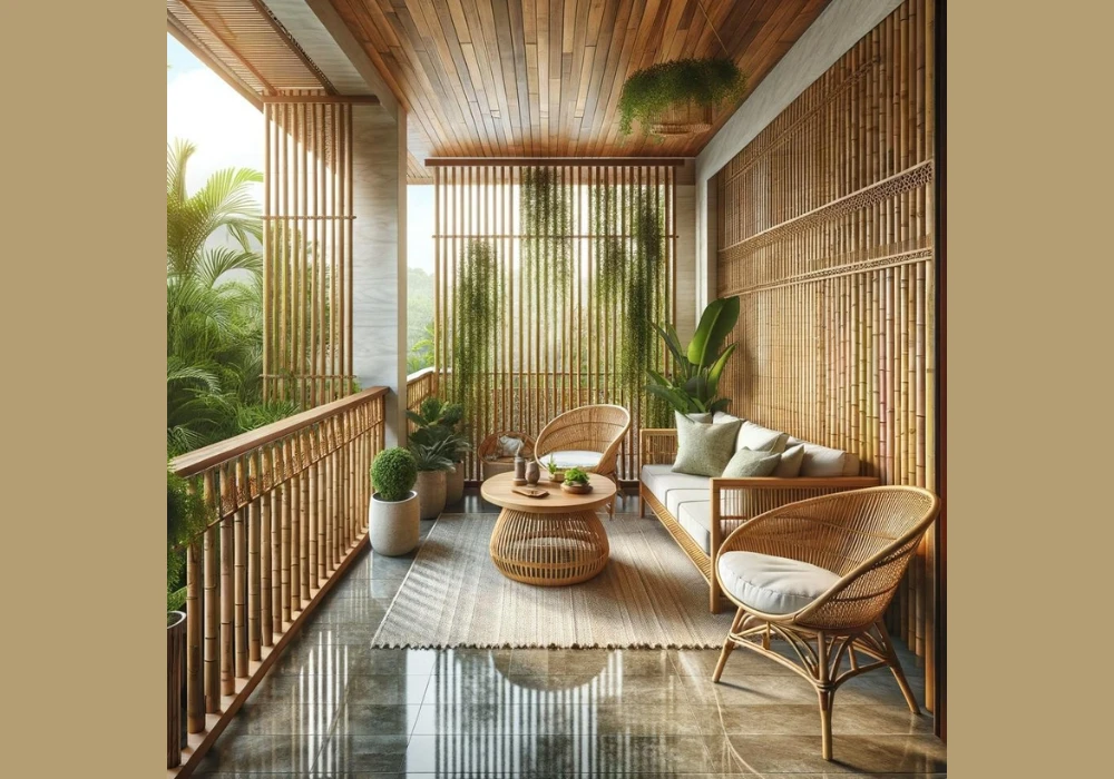 Balcony Privacy Screen Ideas Using Reed Fence Rolls for Budget-Friendly Coverage