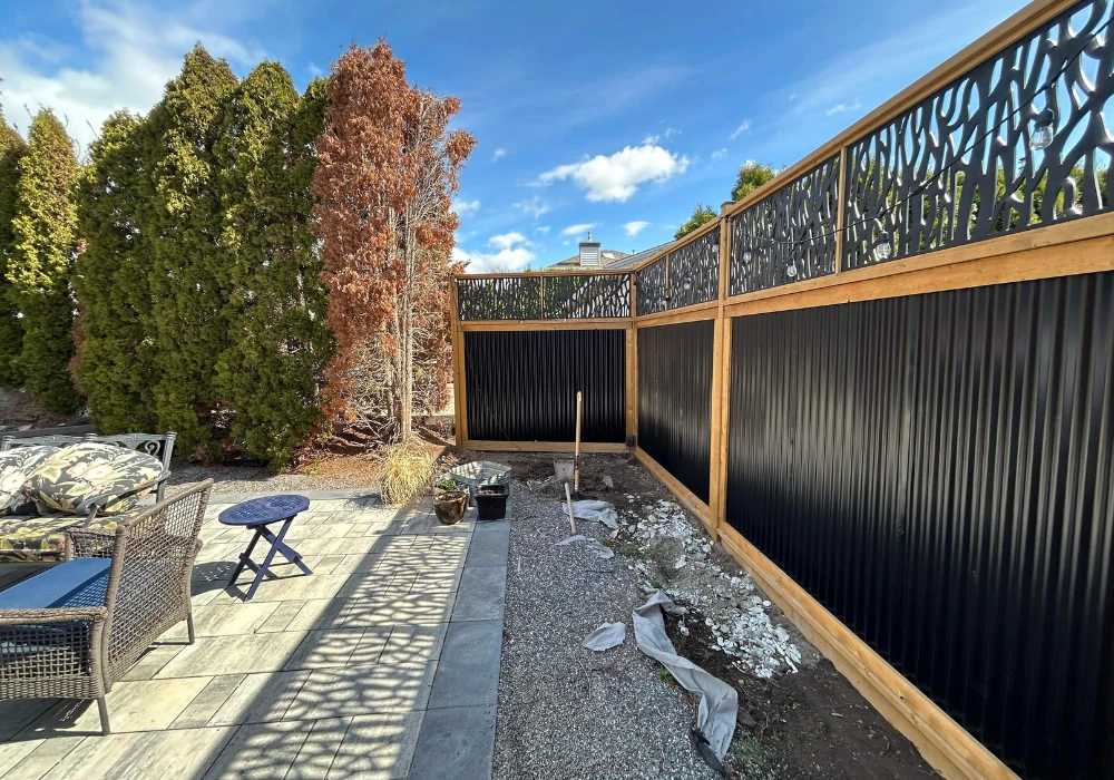 Balcony Privacy Screen Ideas Using Wooden Slat Panels for Structured Privacy