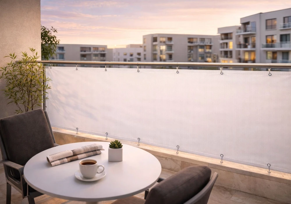 Balcony Privacy Screen for Comfortable Space