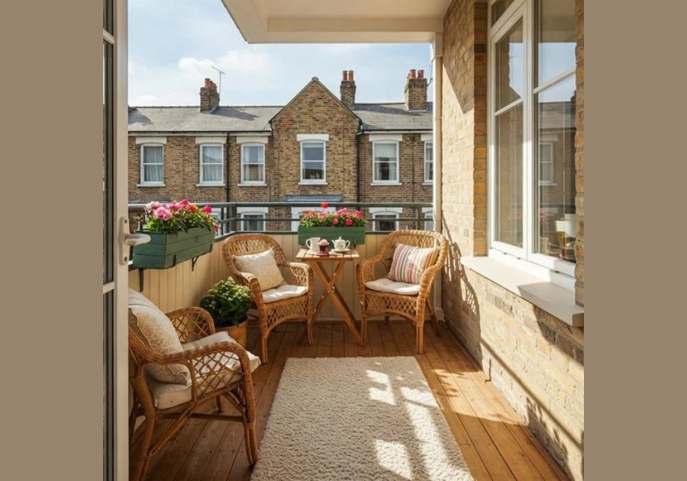 Balcony Rug Setup for Cozy Floor Styling