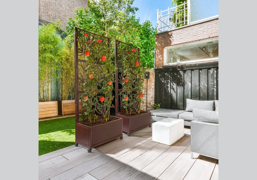 Balcony Trellis Screens for Small Space Privacy