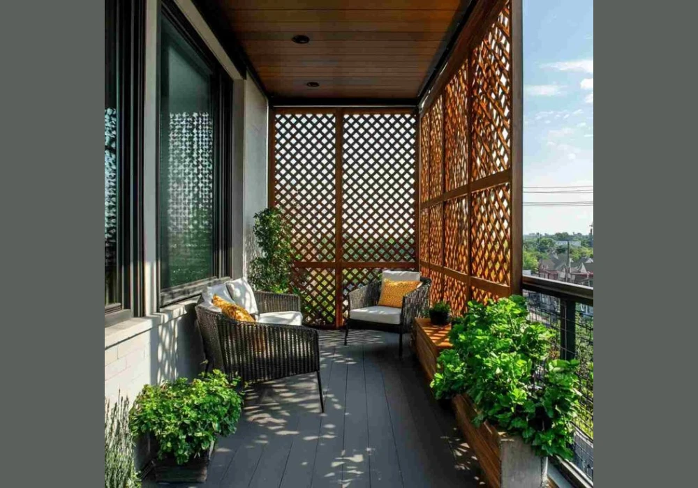 Balcony privacy design ideas