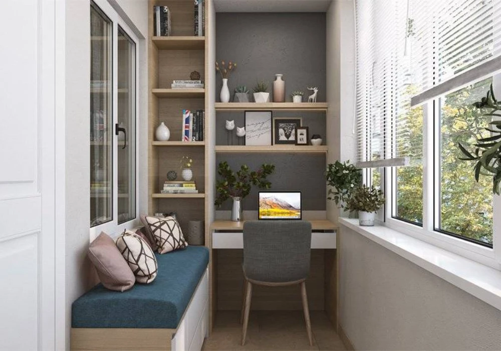 Balcony reading corner ideas for relaxation space