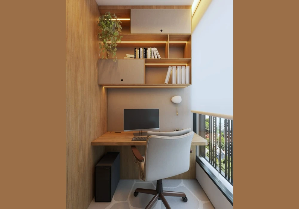 Balcony workspace ideas for fresh air productivity