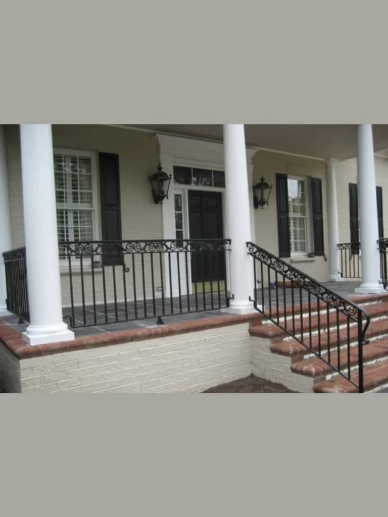 Black Wrought Iron Railing