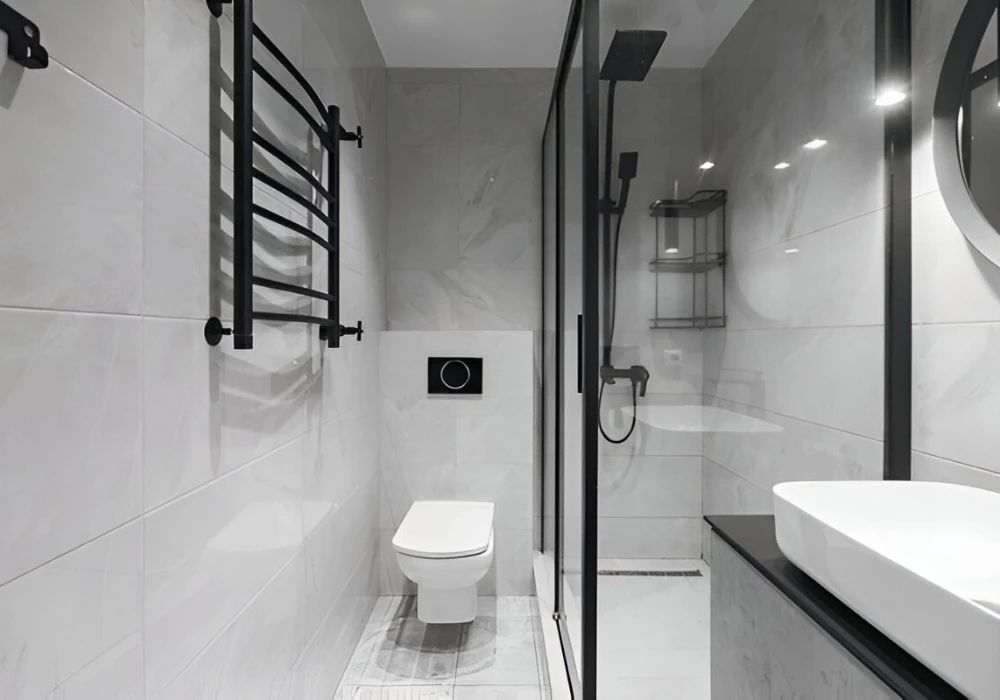 Black and White Bathroom Design