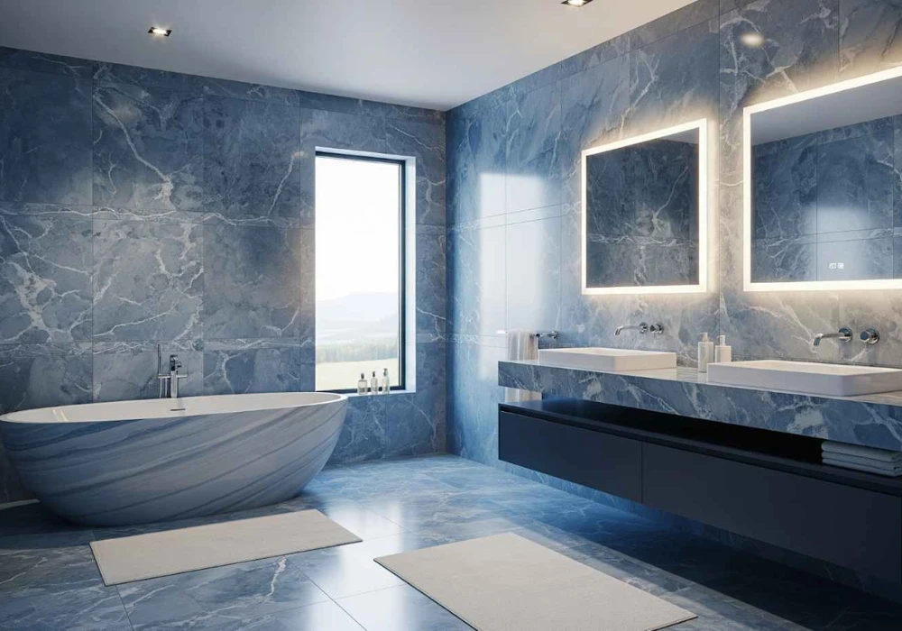 Blue Tile Bathroom Ideas for a Durable and Stylish Finish