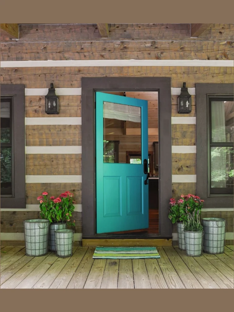 Bold Painted Front Door