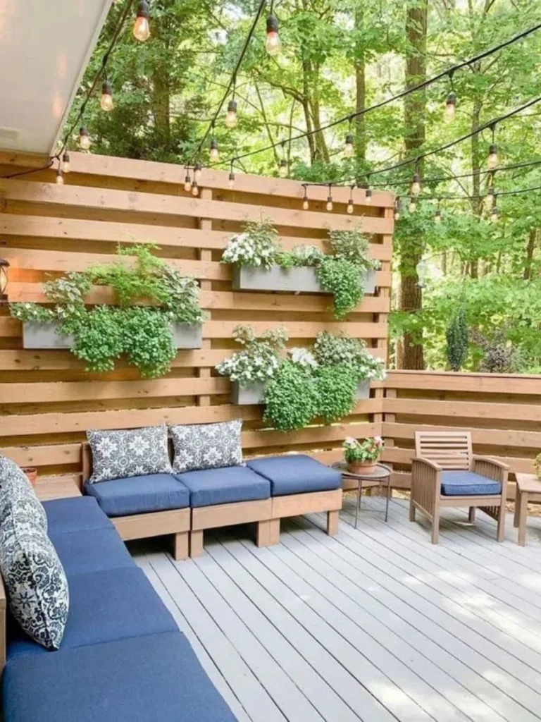 Build a DIY Privacy Screen with Wood Slats