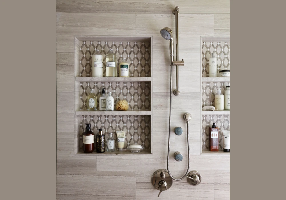 Built-In Wall Niche Shelves for a Clean Finish