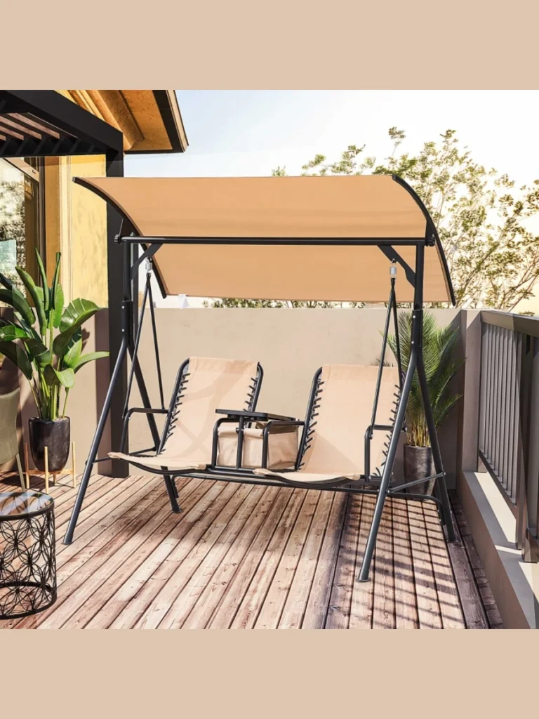 Canopy-Protected Swings