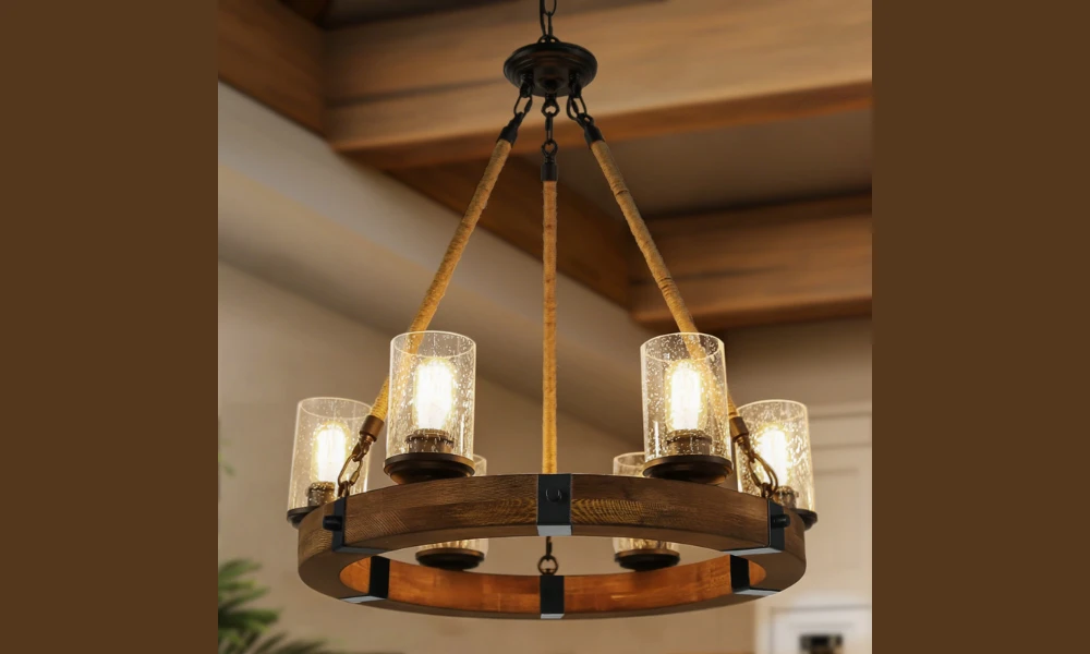 Rustic Wooden Chandeliers