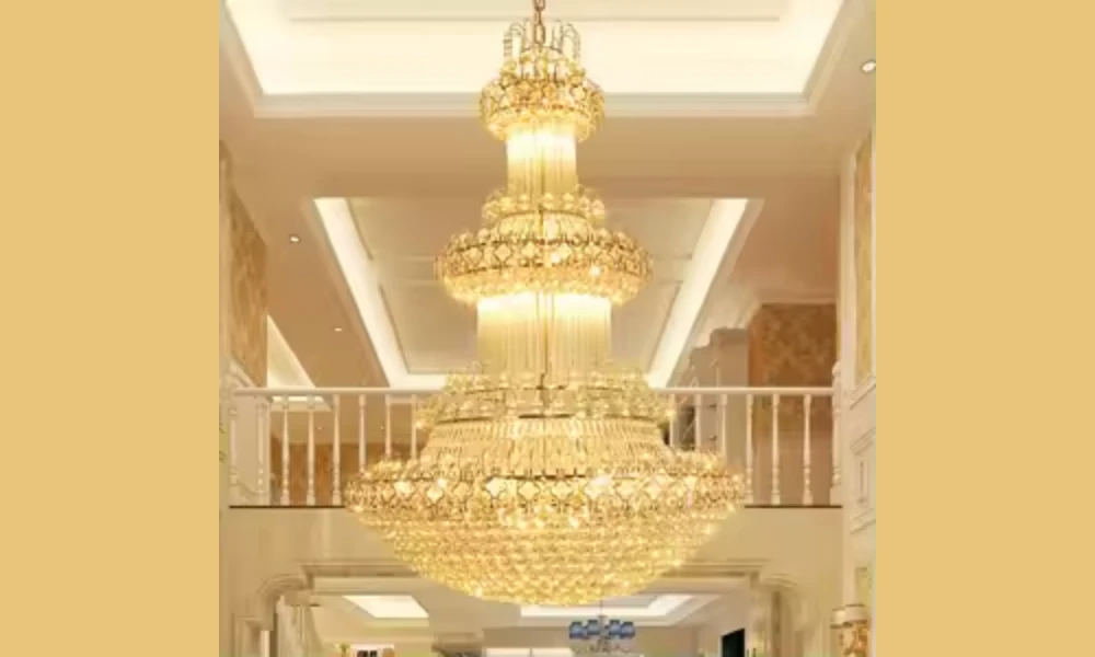 Large Crystal Chandeliers for High Ceilings
