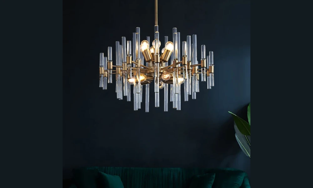 Contemporary Brass Chandeliers